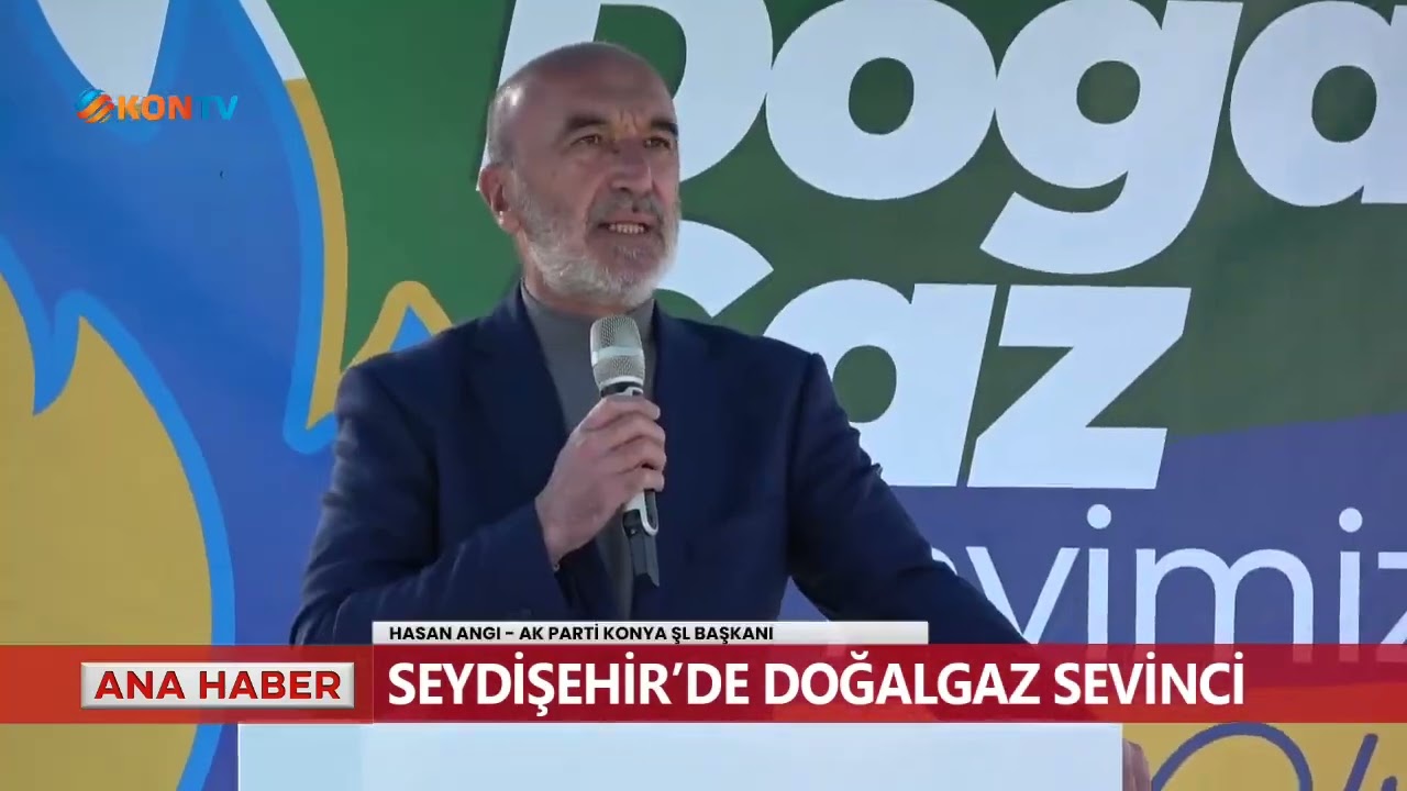 Seydişehir'de doğalgaz sevinci