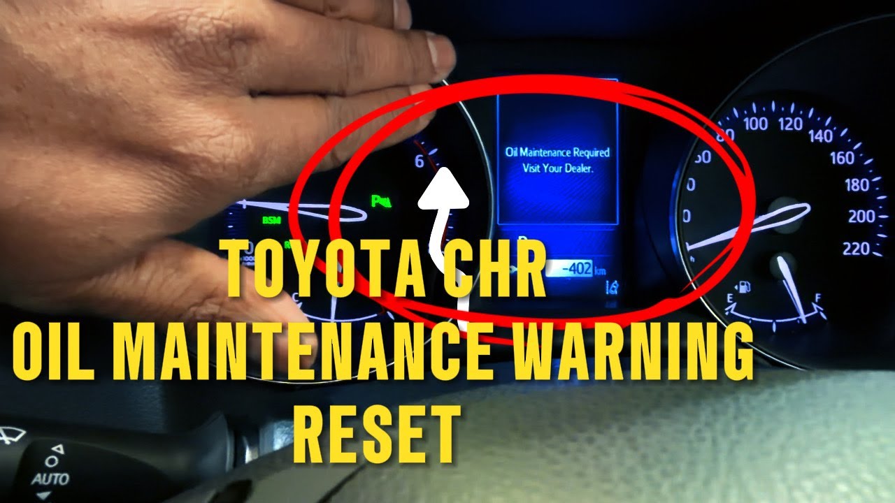 Toyota C-HR Service Maintenance Warning Reset | Toyota service light reset CHR 🔧
