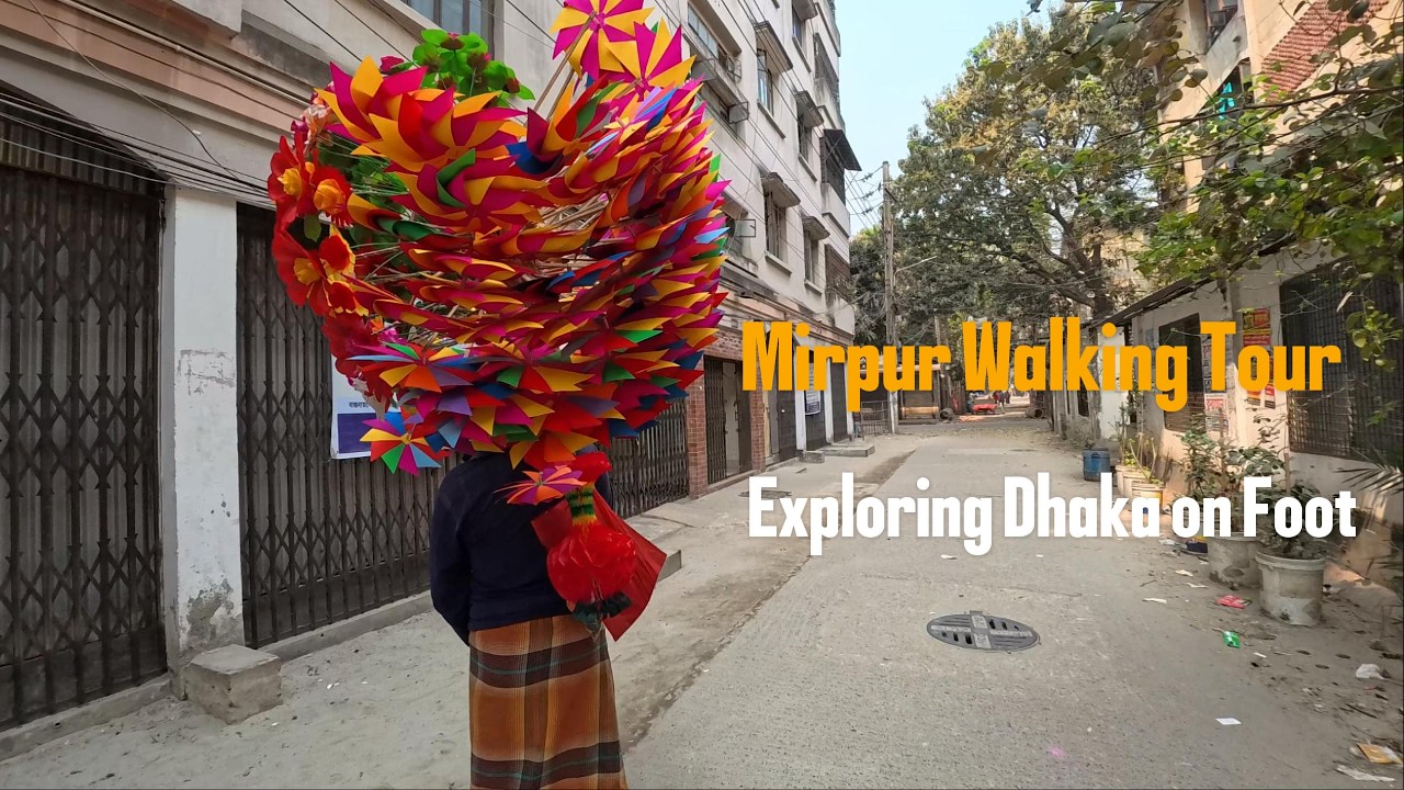 Walking in Mirpur, Dhaka 🇧🇩 | Real Street Life & City Sounds (4K Walk Tour)