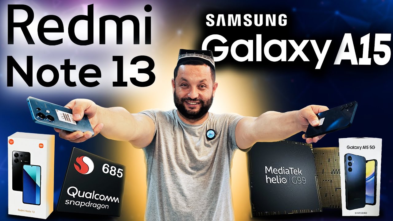 Redmi Note 13 va Samsung Galaxy A15 Real batl |  Qaysi biri kuchli?