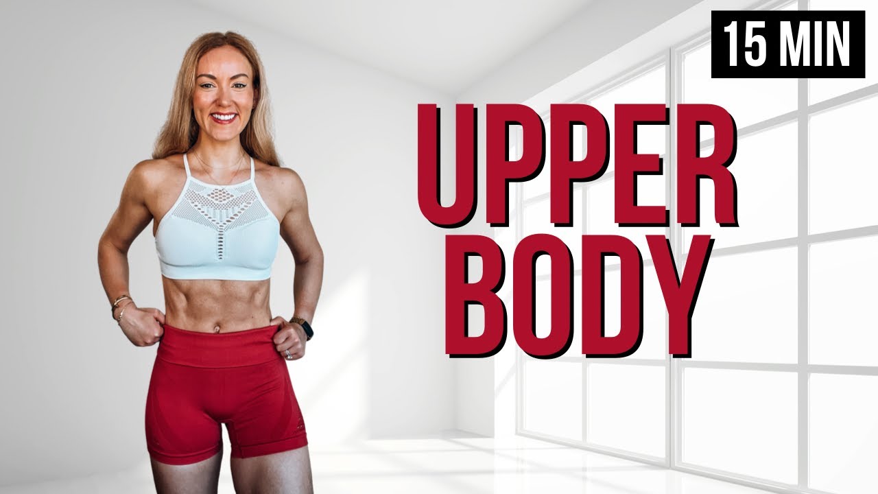 ⚡️ 15 Min TOTAL UPPER BODY WORKOUT with Dumbbells | Antagonist Supersets | Tone & Strengthen Arms