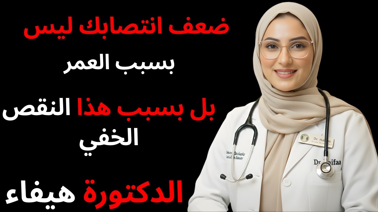 ضعف انتصابك ليس بسبب العمر، بل بسبب هذا النقص الخفي