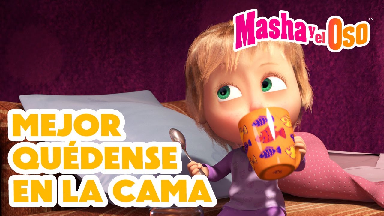 Masha y el Oso 🤒🙄 Mejor quédense en la cama 🐷💊 En perfecta salud 🎬 ¡Próximo 9 de mayo!