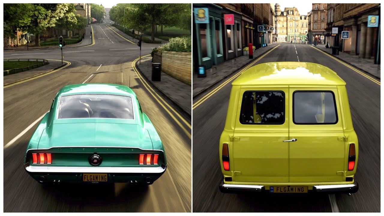 Forza Horizon 4 | 1968 Ford Mustang GT Fastback & 1965 Ford Transit Gameplay
