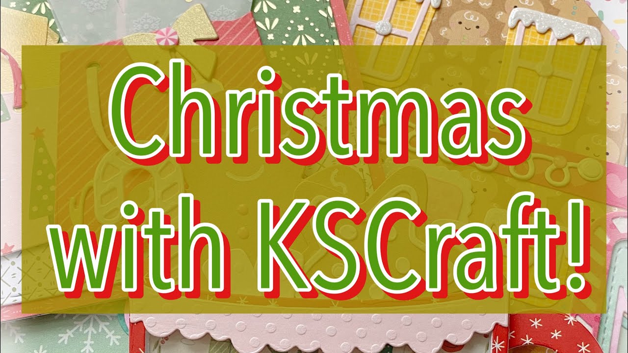 Adorable Christmas projects! Made with NEW dies from KSCraft 🎄