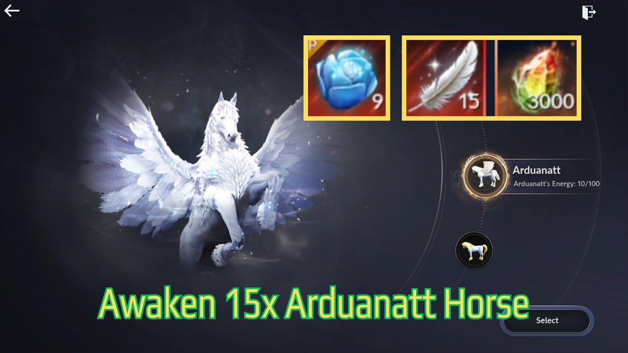 Awaken 15x Arduanatt Horse | RNG Test Part 34 | Black Desert Mobile