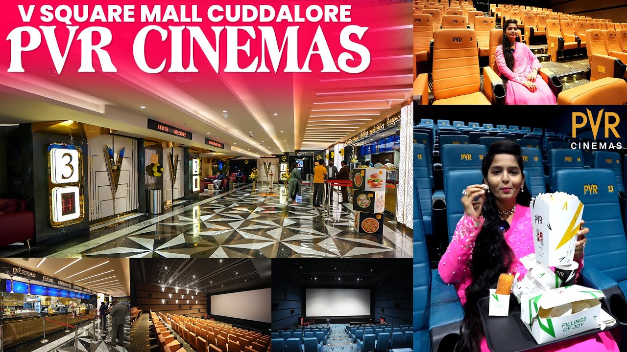 Grand PVR Cinemas 😍 Cuddalore at V Squaremall | Multiplex Theatre 3 Screen  | Mr Vino | Real 3D 4K