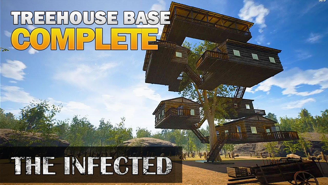 TREEHOUSE BASE done | Base Building | The Infected Gameplay | S3 EP59