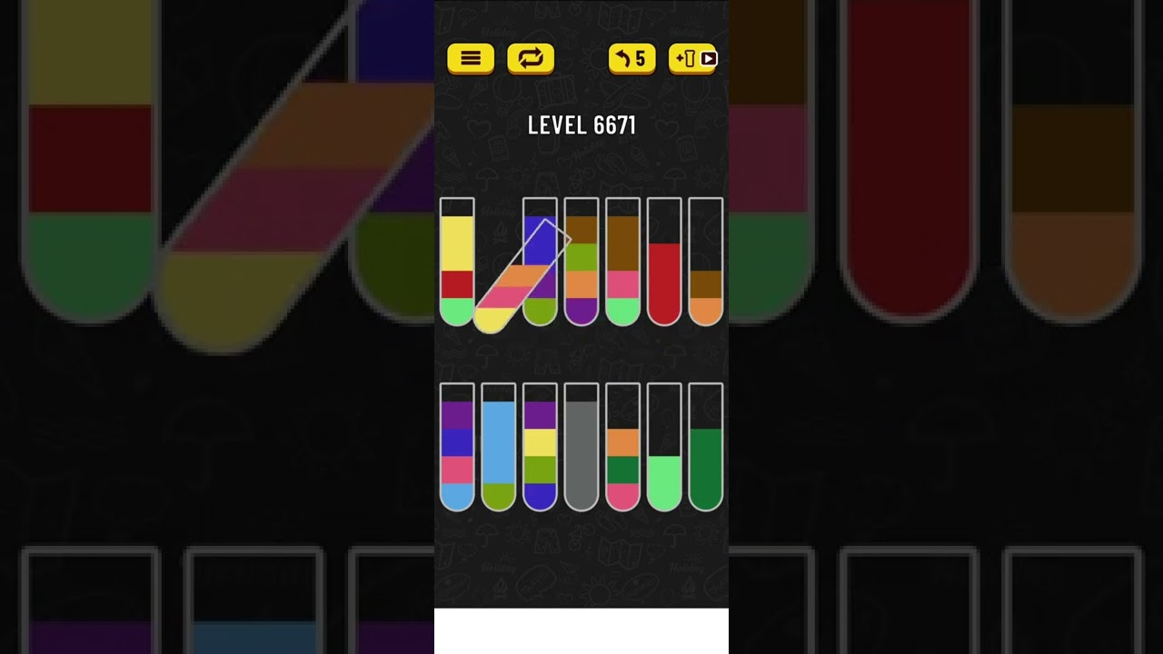 water sort puzzle level 6671