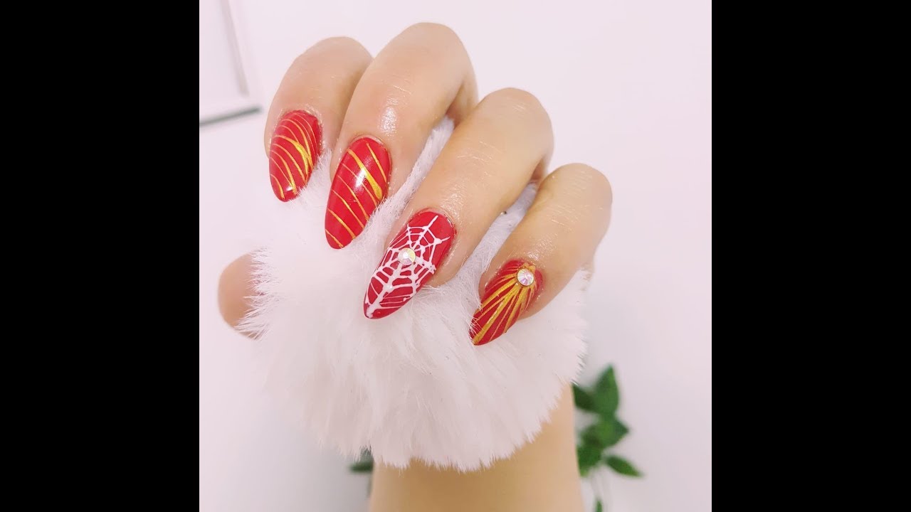 جل العنكبوت للاظافر  .TUTORIAL. Spider Gel Nail