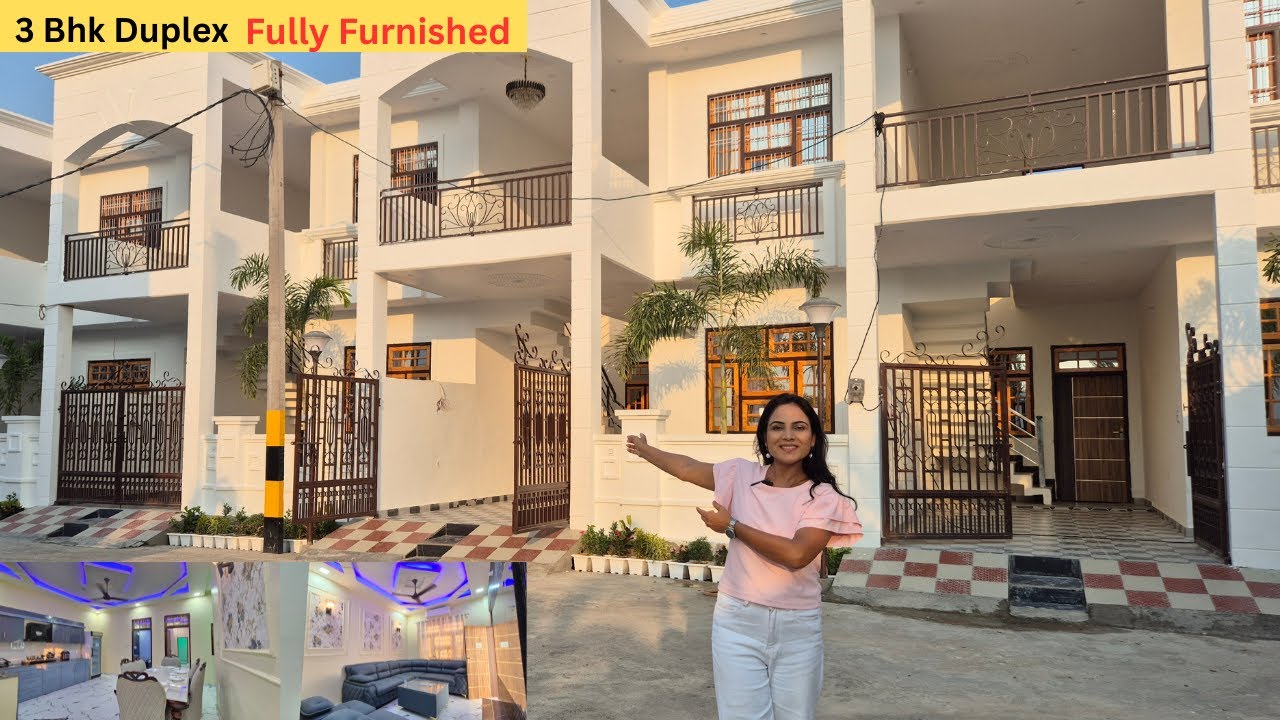 3 Bhk Duplex Fully Furnished Ready To Move in Row House For Sale In Lucknow | @SimplyShilpi