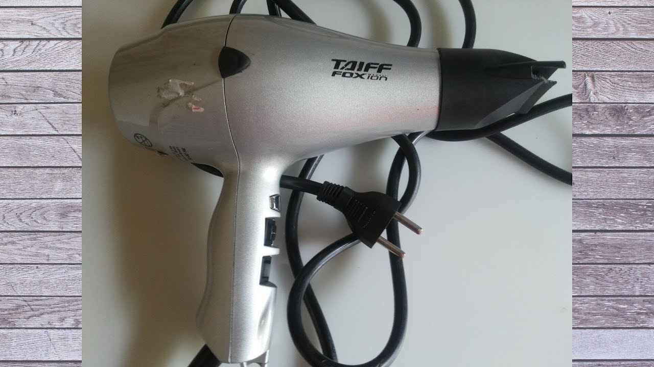 Secador de cabelo taiff fazendo barulho e travando, aprenda a trocar a bucha do motor