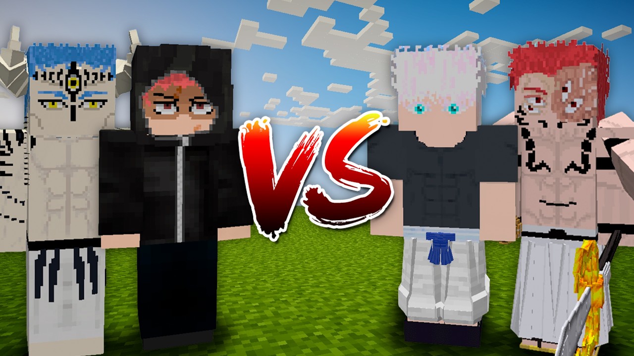 Yuji Itadori (Jujutsu Kaisen Modulo) and Dabura Karaba vs Satoru Gojo and Ryomen Sukuna