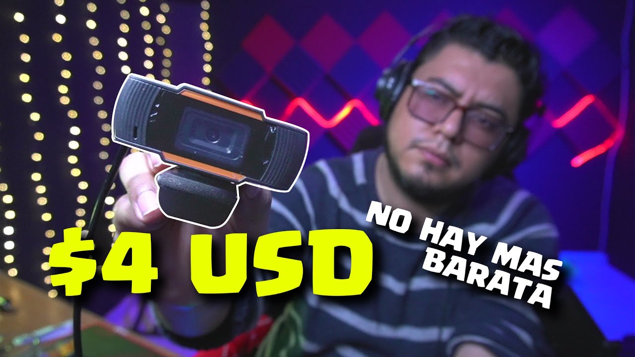 La WEBCAM mas BARATA de INTERNET &iquest;Para qu&eacute; la puedes ocupar?