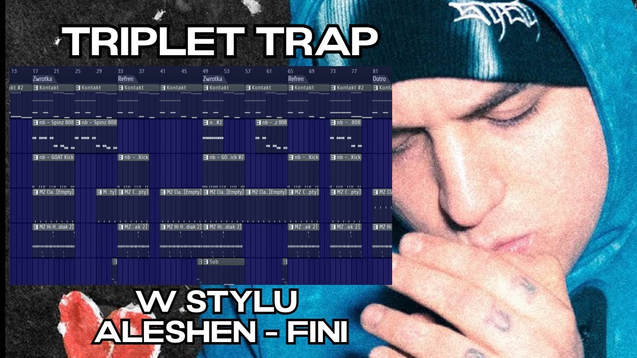 JAK ZROBIĆ BIT W STYLU ALESHEN - FINI (Triplet Trap w FL Studio) | naurabeats