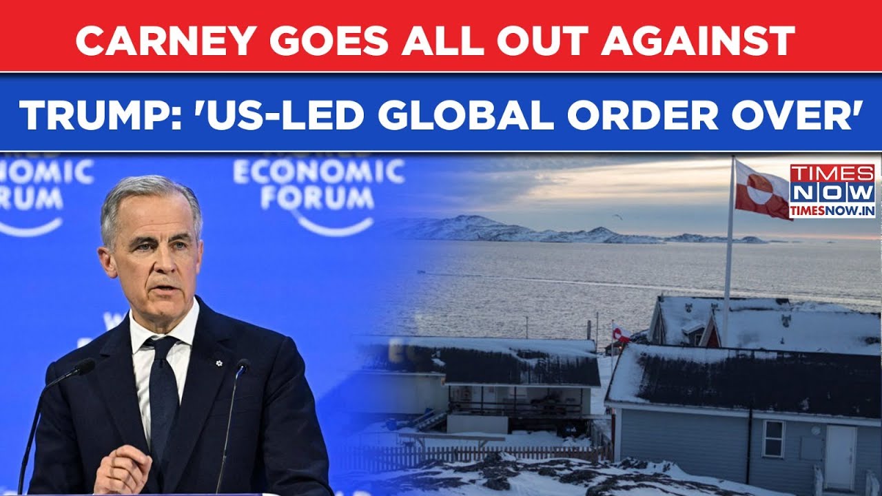 'US-led Global Order Over': Carney Goes All Out against Trump| Watch Canada PM's 'Rebuke' At Davos