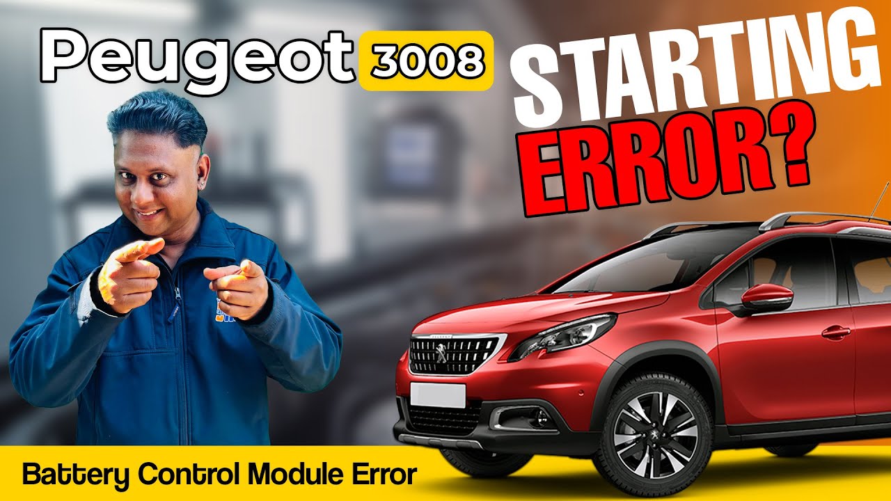 Peugeot 3008 Not Starting Fixed! | Battery Charge Faulty | @CLICK AND LEARN