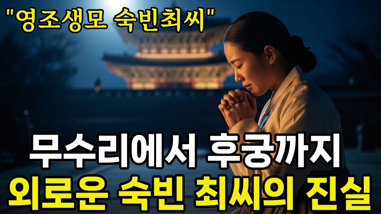 (한국사)영조의 생모인 숙빈 최씨의 파란만장한 삶/숙빈최씨/숙빈최씨 역사/숙빈최씨 죽음/숙빈최씨 영조어머니