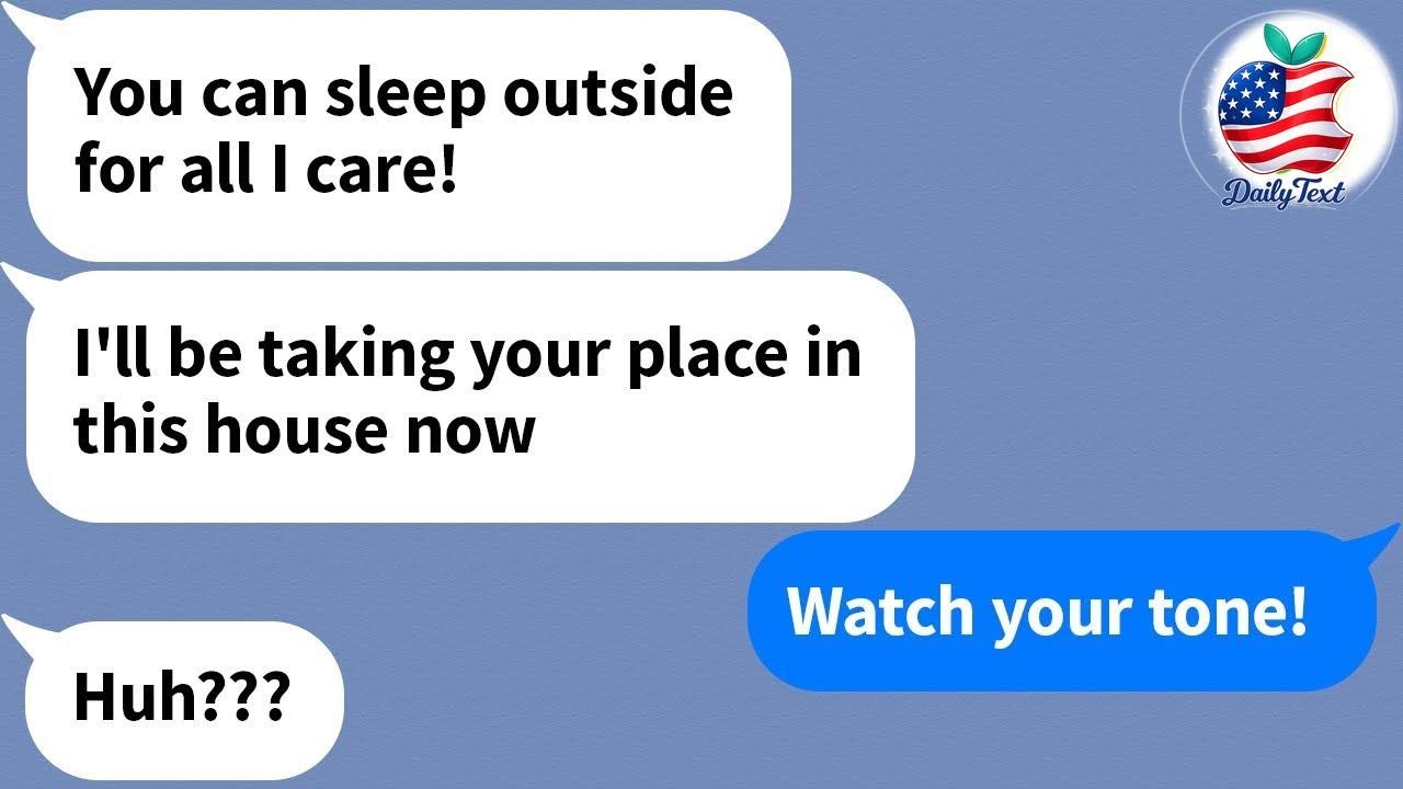 【Apple】 My sister-in-law came at me saying that nobody wanted me in the house