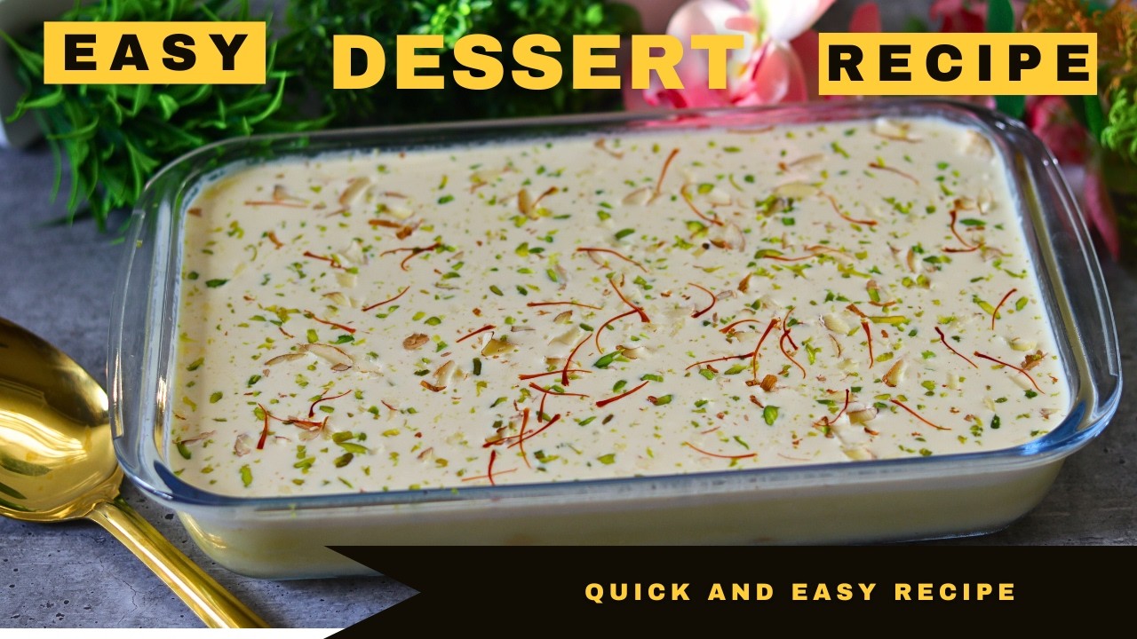 Arabian Bread Pudding Recipe | easy dessert recipe | quick and easy arabian pudding recipe