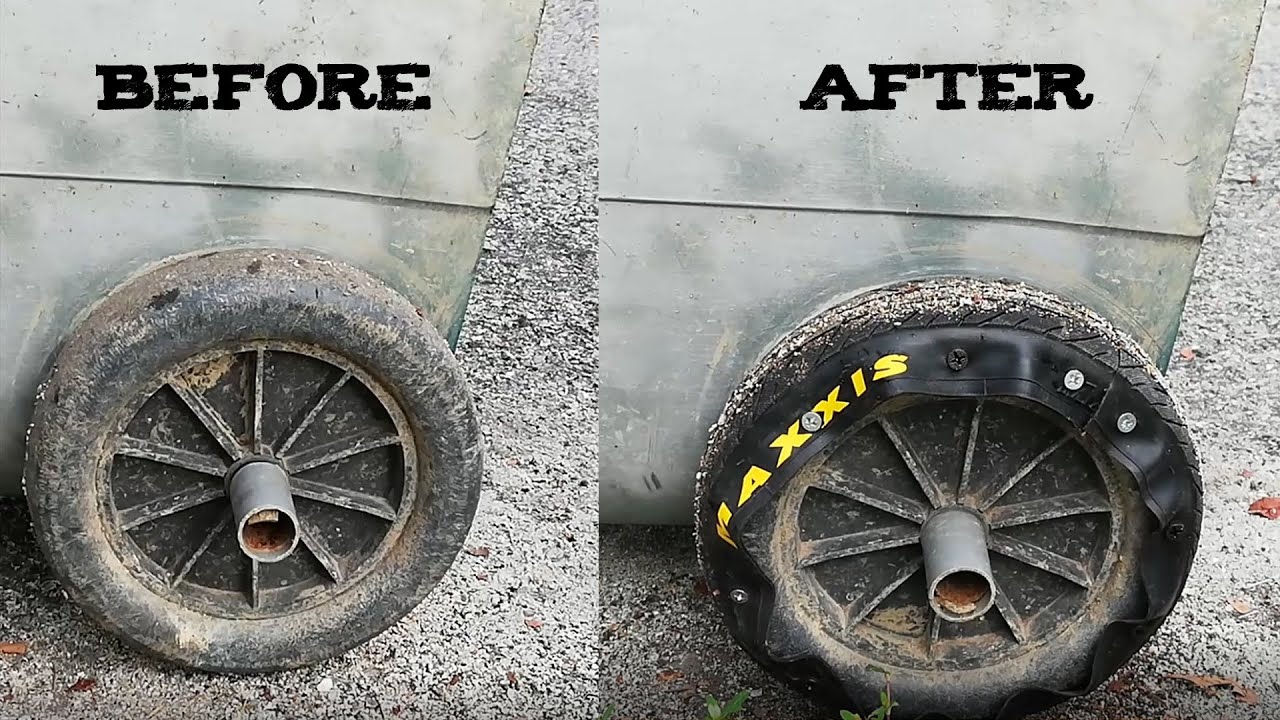 Plastic wheel is noisy when rolling make it less noise
