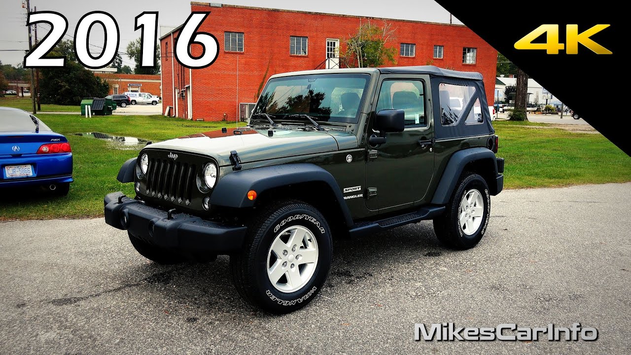 👉 2016 Jeep Wrangler Sport - Ultimate In-Depth Look in 4K