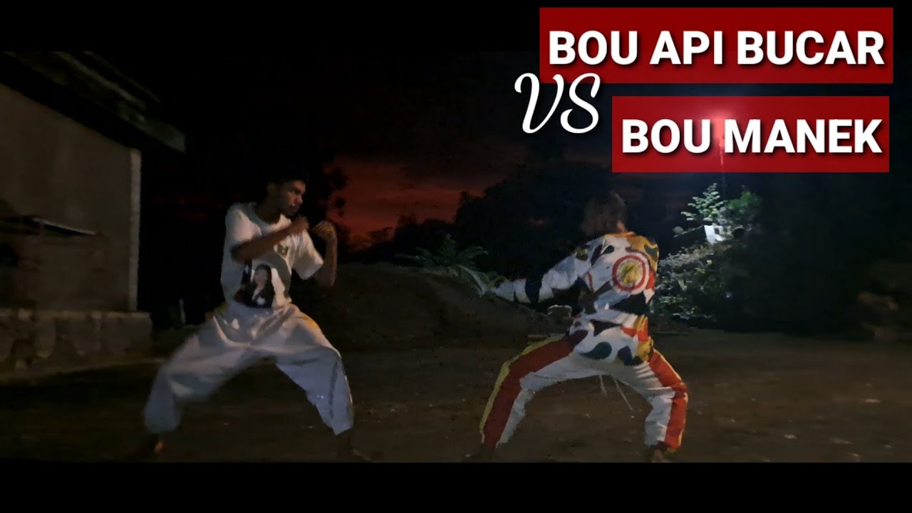 Sparing Bou API Bucar Vs Bou Manek Istana KORK Ainaro#silat #KORK