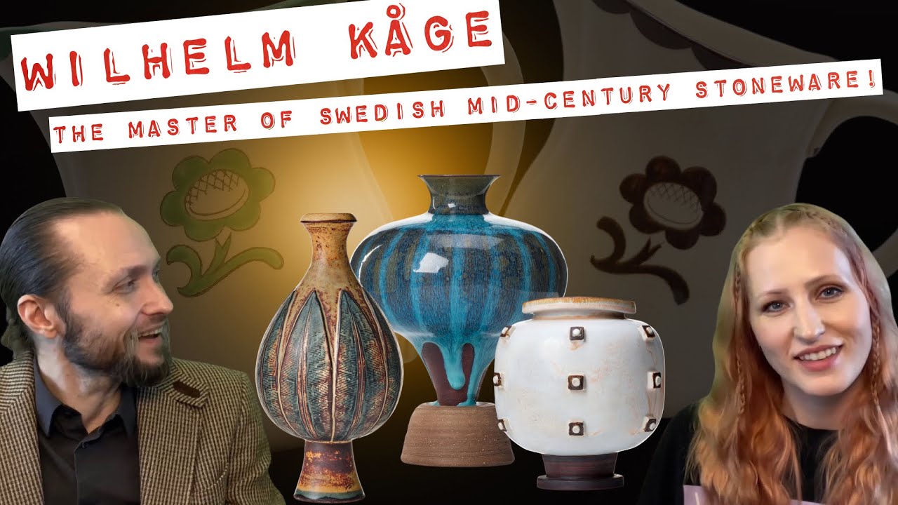 Wilhelm Kåge - the master of Swedish mid-century stoneware!
