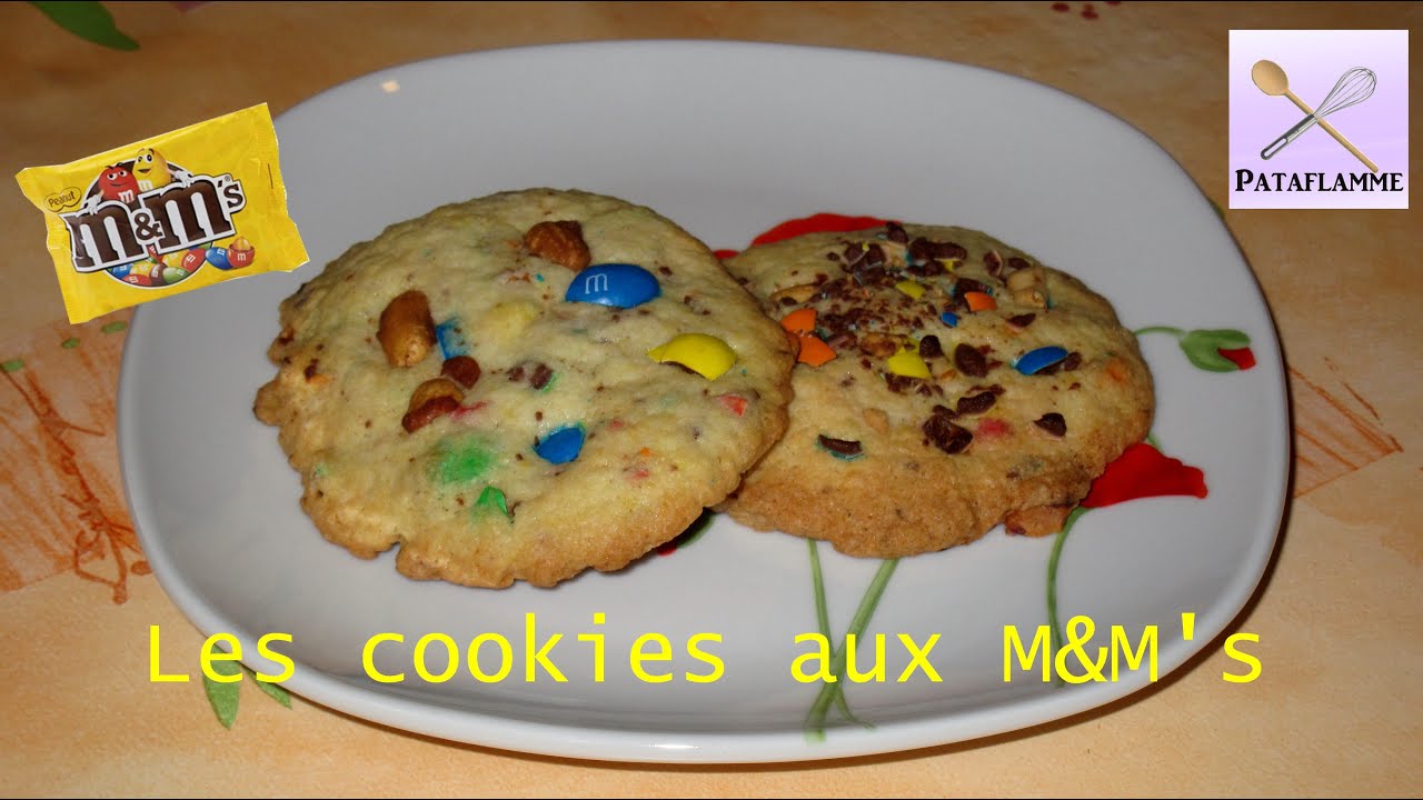 La recette des cookies aux M&M's 🍪 Biscuits faciles à faire !