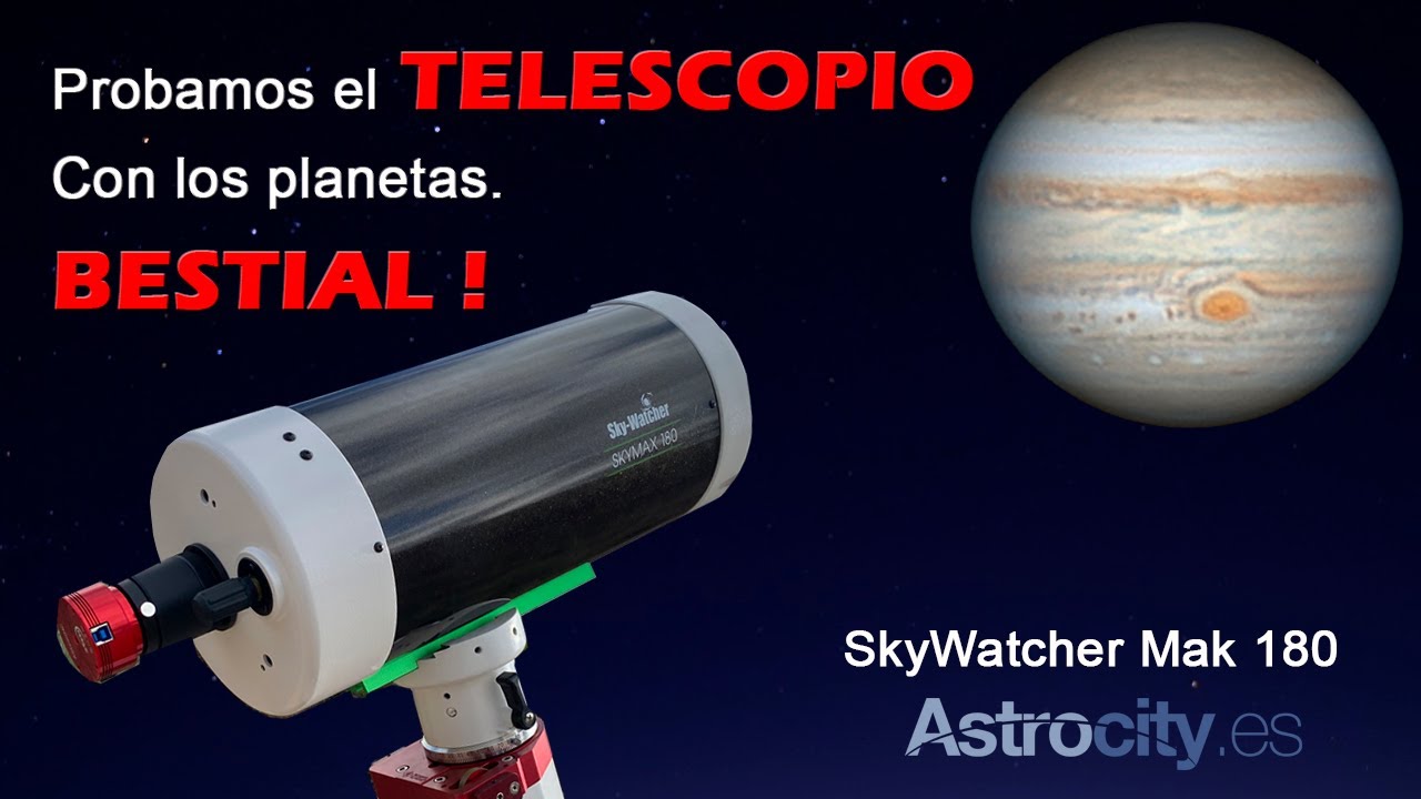Los PLANETAS a través del TELESCOPIO MAK 180. Prueba a fondo. BRUTAL!
