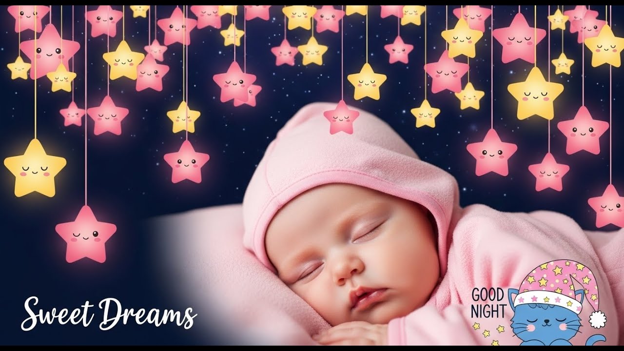 Sleep Music for Babies 💤 Soothing Mozart & Brahms Lullaby 💤 Sleep in 3 Minutes 🌙