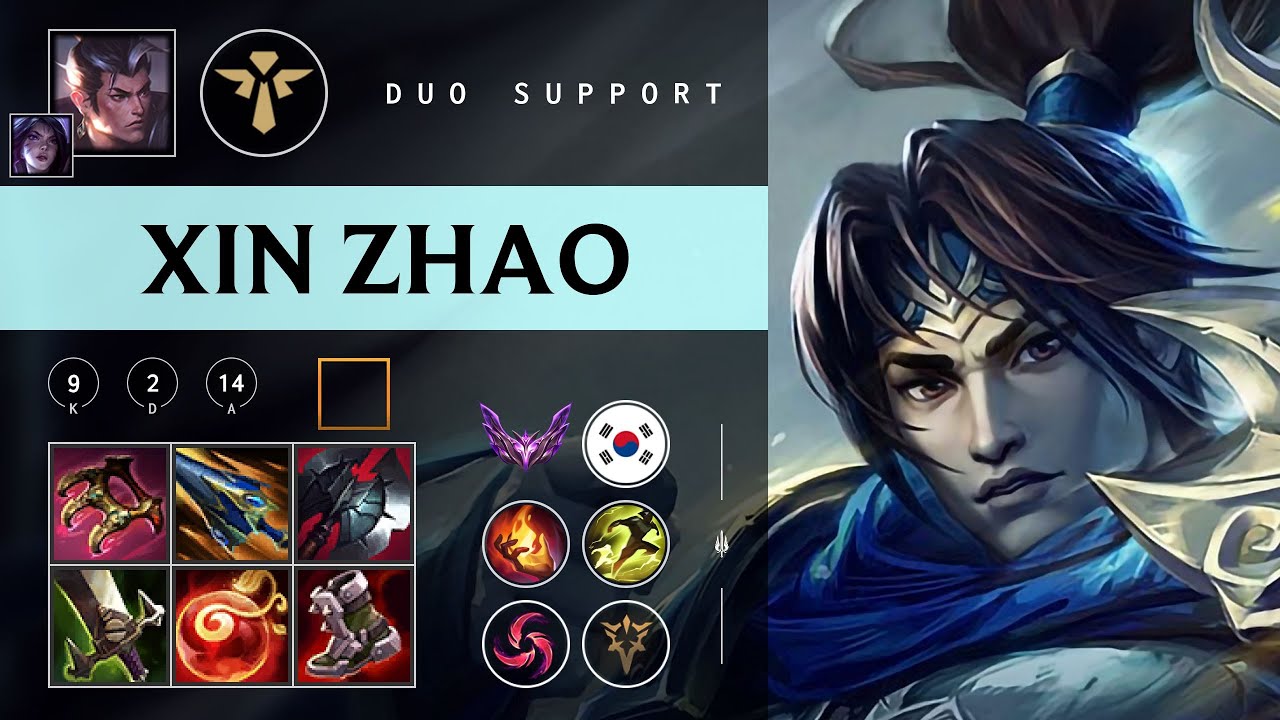 Xin Zhao Support vs Senna - KR Master Patch 26.02