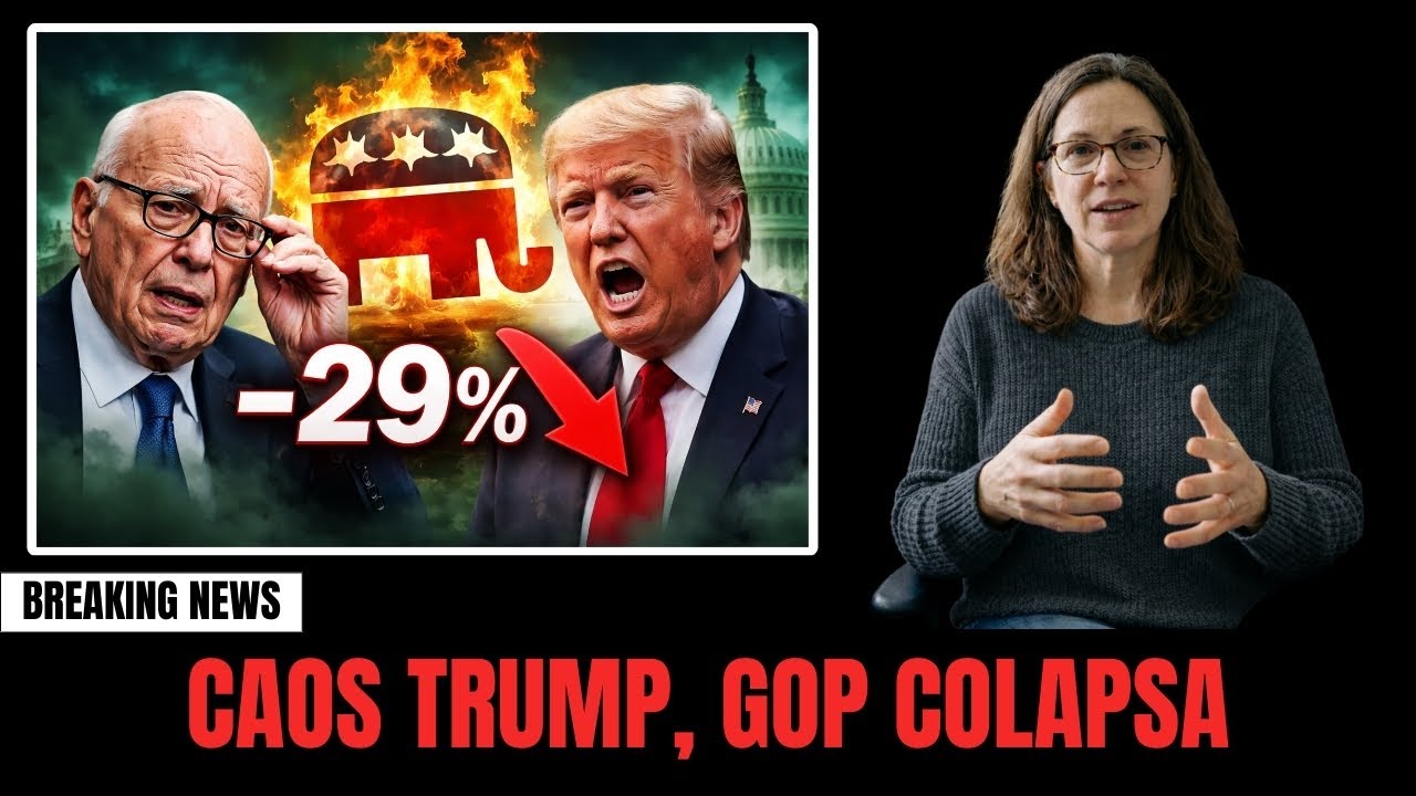 🔥 Murdoch lanza la alarma: caos de Trump hunde al GOP rumbo a 2026 (-29% apoyo)