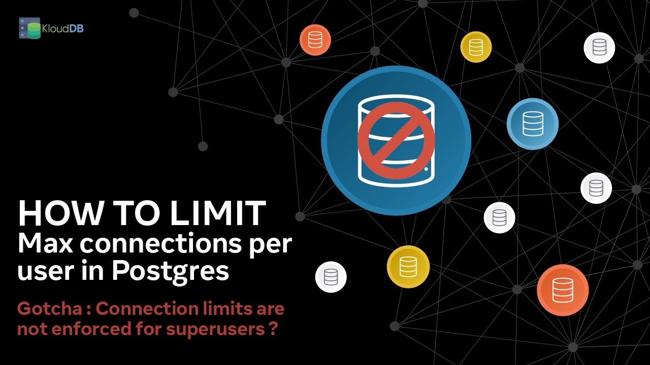 Postgres User Connection Limits - Superuser Vs Regular user