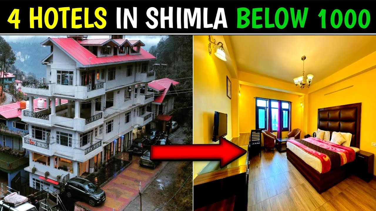 4 Hidden Budget Hotels in Shimla Under ₹1000! | Best Deals for 2024 Travelers