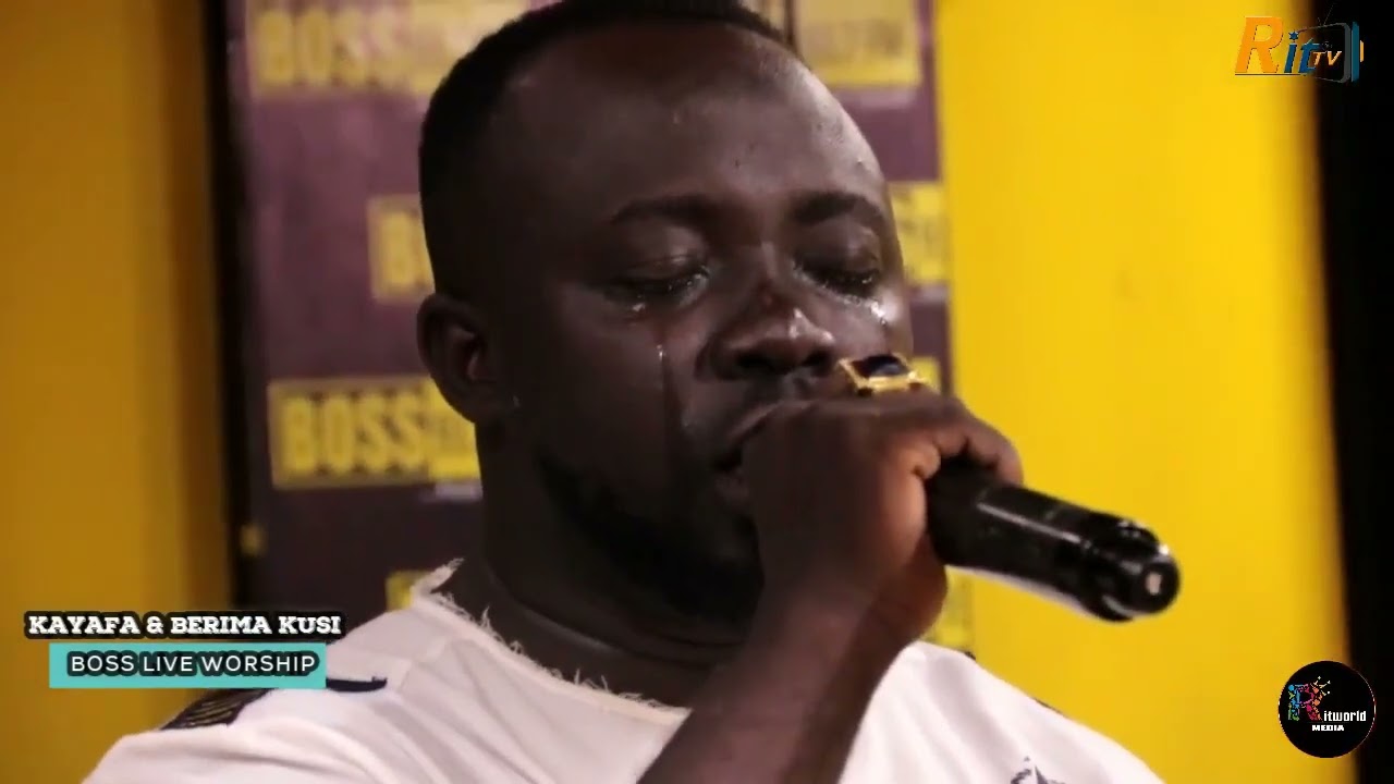Tears😭 all-over - Kayafa & Berima Kusi, Live Worship Ministration On Boos FM. You will..😭🔥