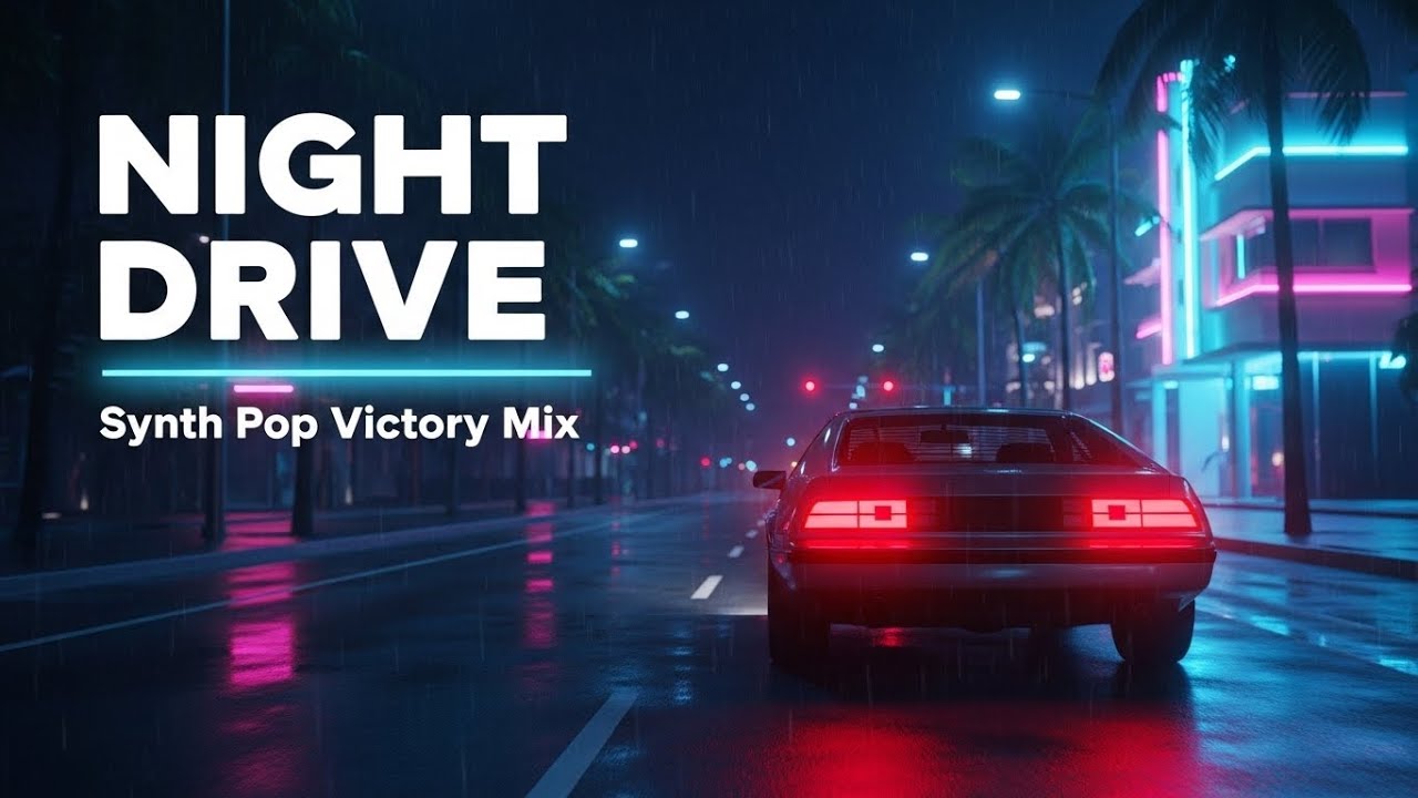 Miami Night Drive 1984 | Retro Synth Victory Mix