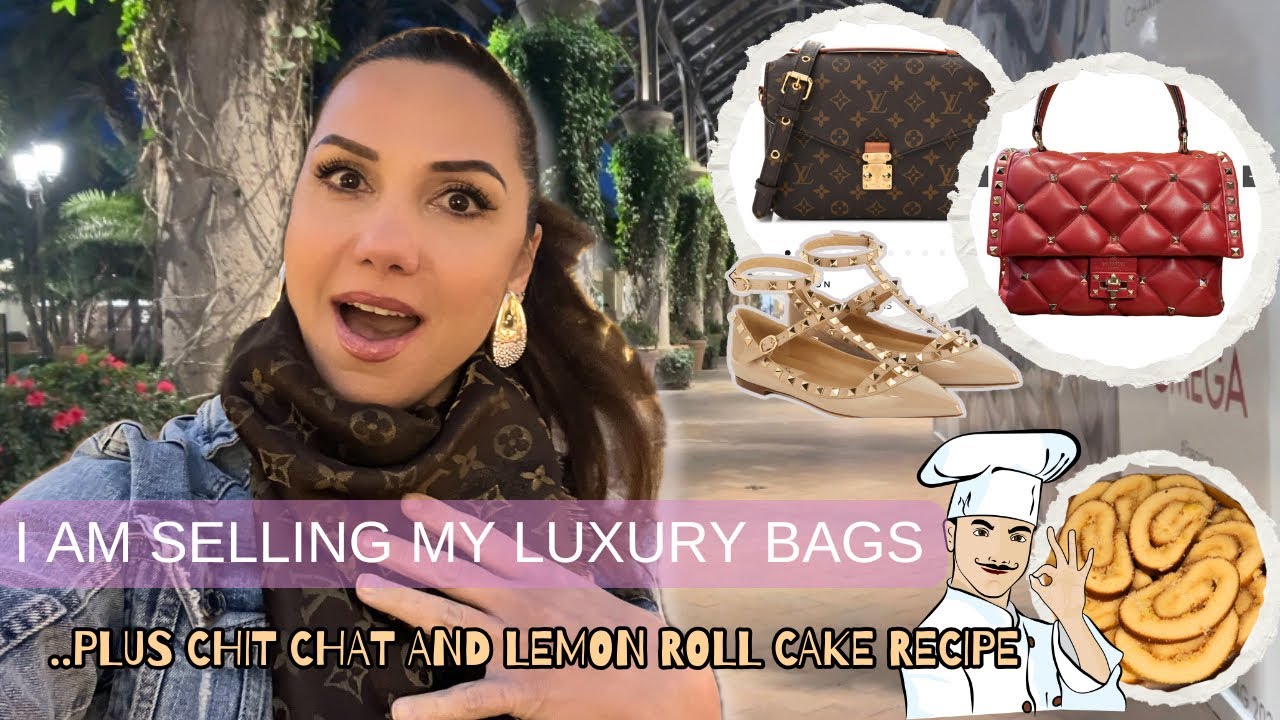 Why I am selling my designer bags?! Let’s chit chat and bake together | what’s in my LV bag