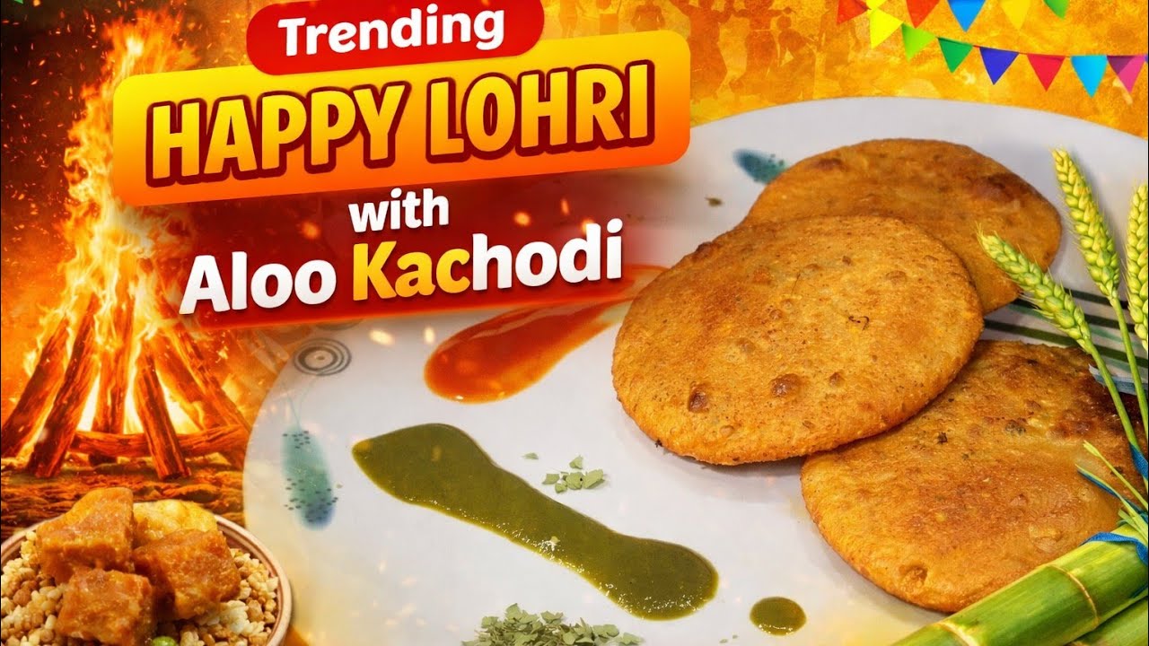 Happy लोहड़ी with आलू Kachodi 😋😋#recipe #food #cooking #viral #viralvideo #youtubevideos 