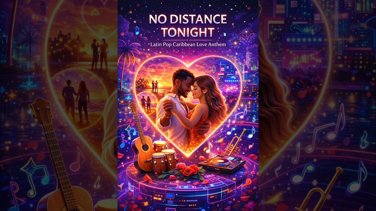🔥 No Distance Tonight ❤️ Latin Pop Dance Anthem | Romantic Caribbean Love Song 🌎