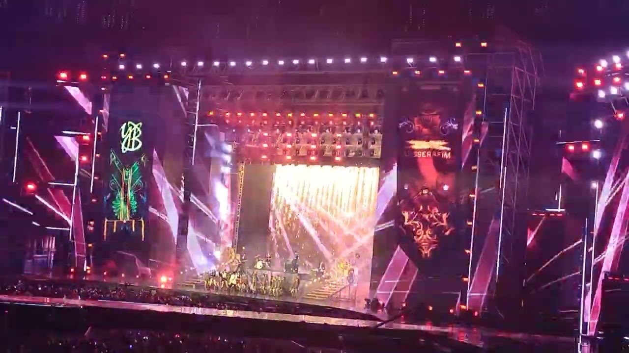 LE SSERAFIM - UNFORGIVEN METAL VERSION feat. YB at 28th Golden Disc Awards in Jakarta