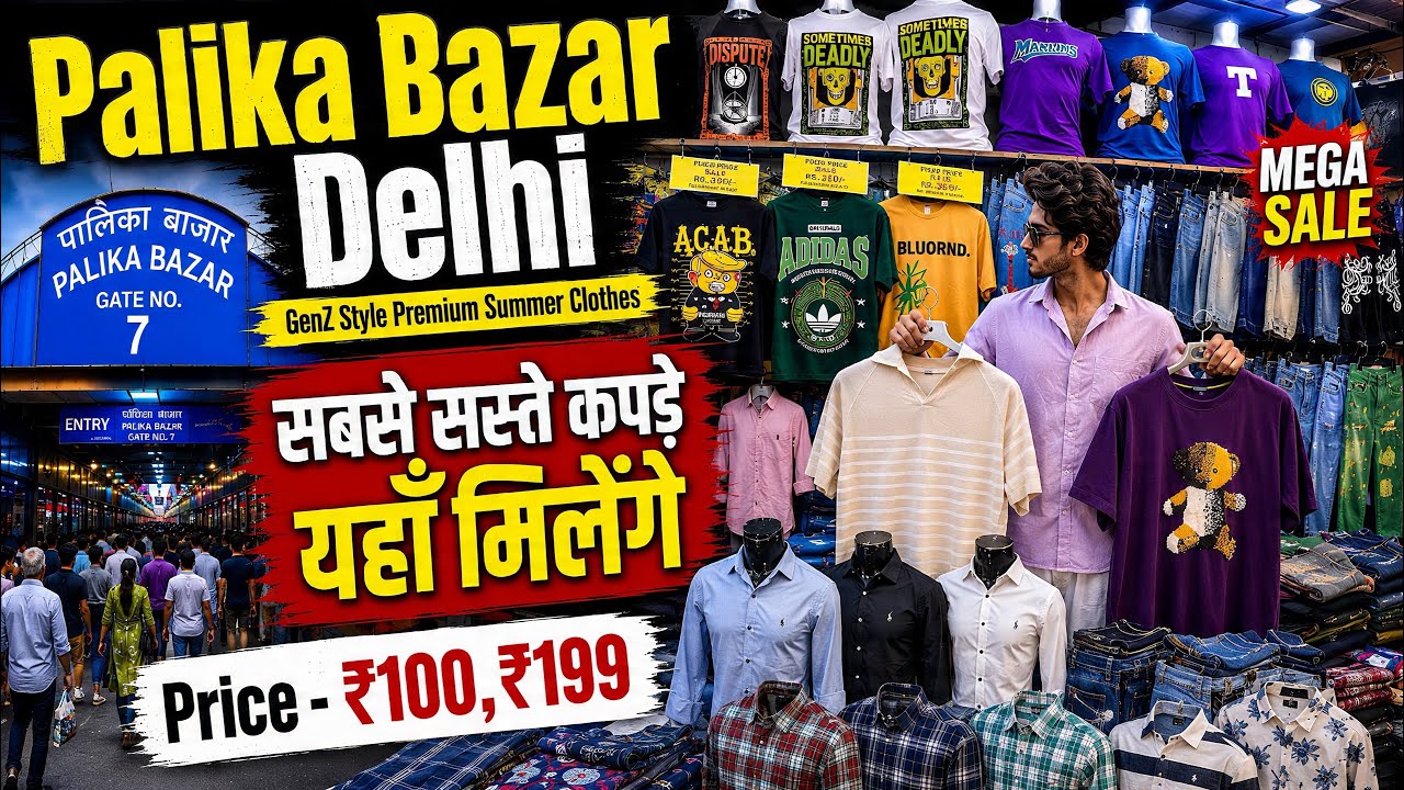 Palika Bazar Delhi 🤩 | Gen-Z Style Summer Fashion 2026 | Cheapest Shopping Market In Market
