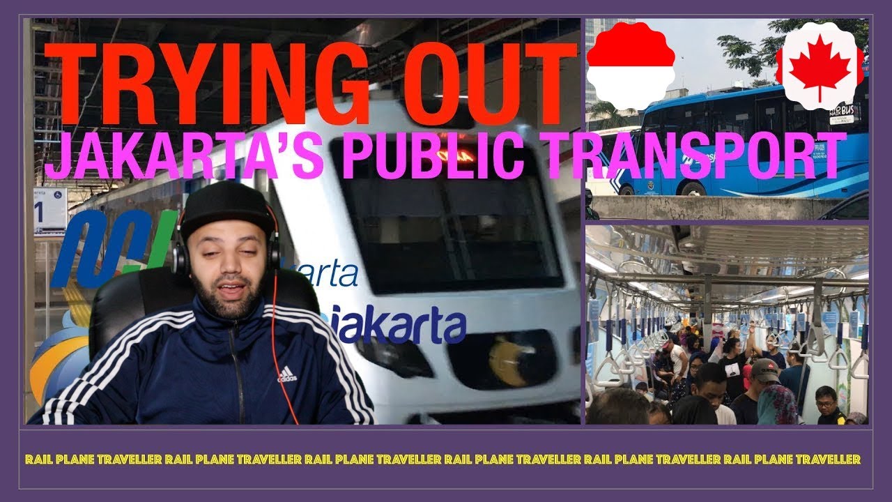 Trying out Public Transportation in Jakarta | Indonesia Reaction | MR Halal Reacts
