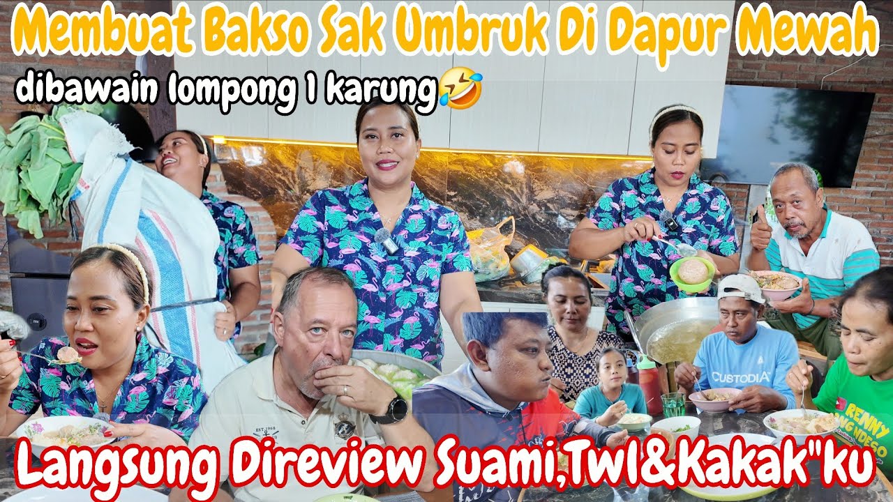 MEMBUAT BAKSO ISI DAGING DLL‼️RESEP KUAH BAKSO MALANG👍 || MASAK BANYAK UNTUK ACARA LOMBA 17 AGUSTUS 