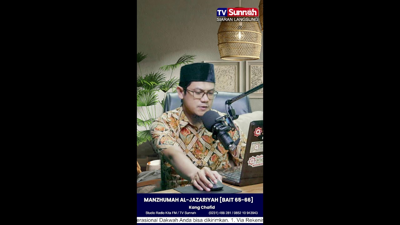 📢 LIVE Manzhumah Al-Jazariyah [Bait 65-66] - Ustadz Fauzi Abu Fasya #viral #tajwid