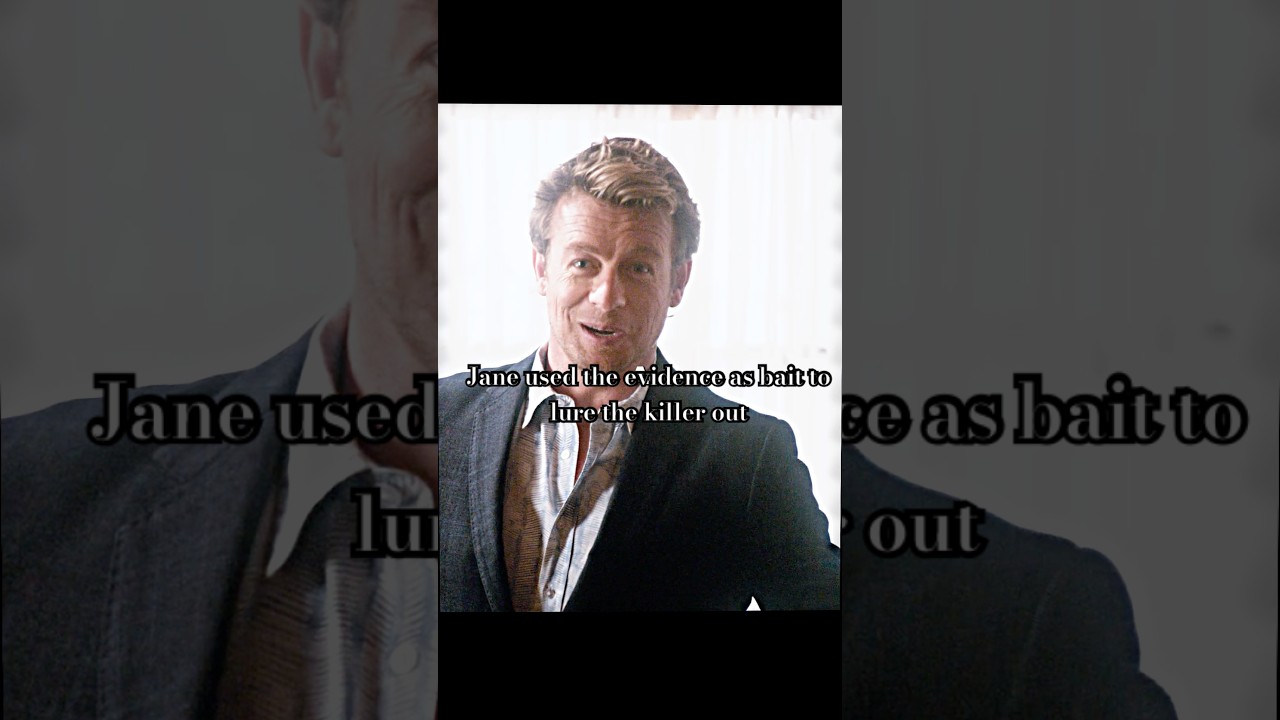 Jane used the evidence as bait to lure the killer out#edit #thementalist #shorts