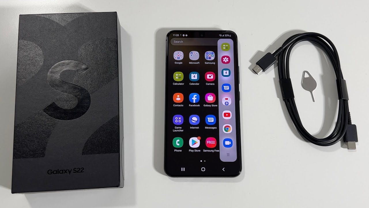 Galaxy S22 Unboxing: Phantom Black! (Samsung S22)