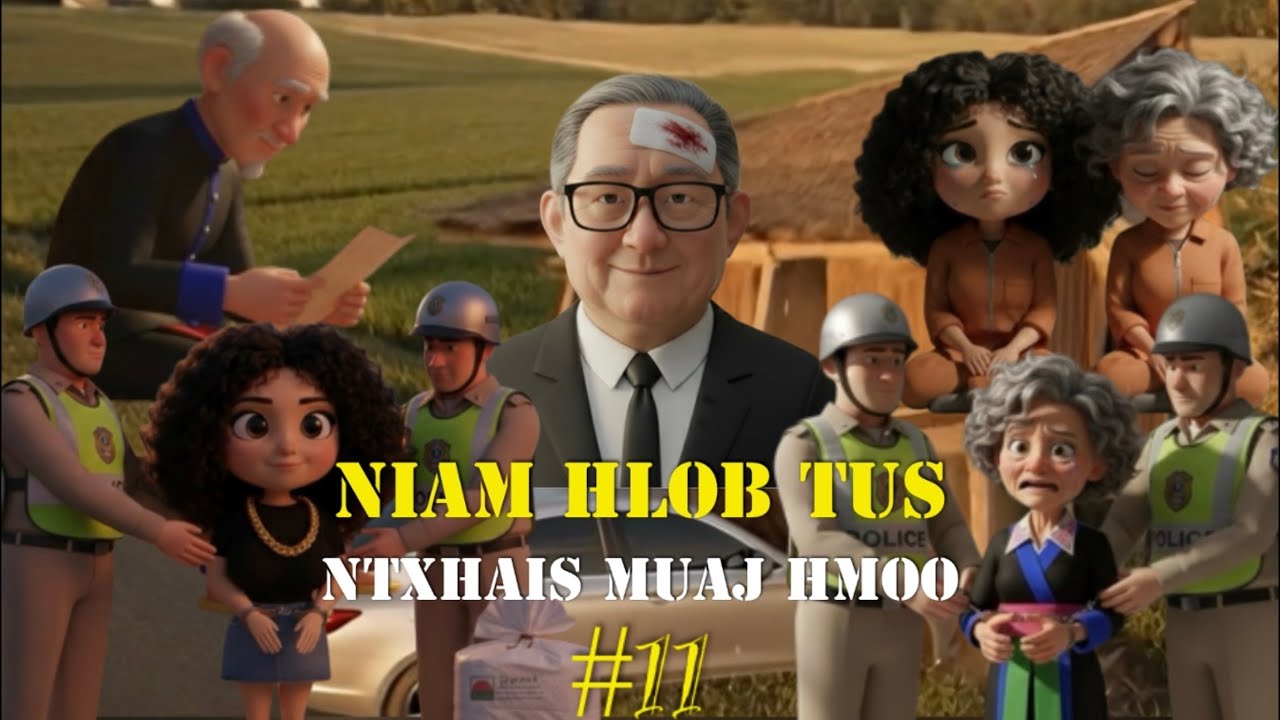 Niam hlob tus ntxhais muaj hmoo cartoon 3D part 11 (END)| hmoob bab nauj