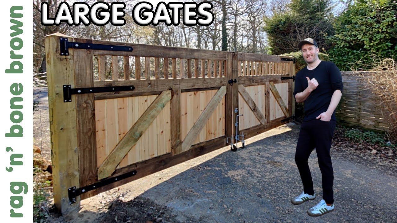 I Made Some Large Gates For A Driveway