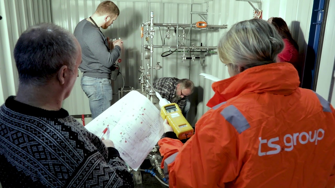 Sertifikatutster og gassm&aring;ling - TS Group AS